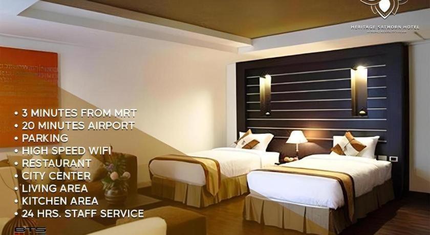 The Heritage Sathorn Suite Hotel Bangkok Eksteriør bilde